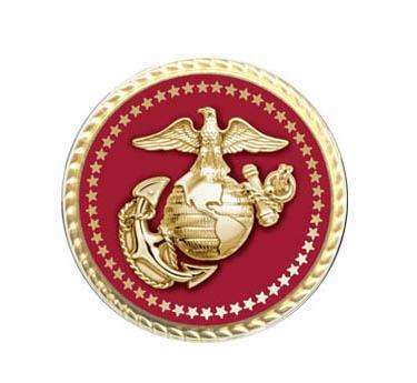  frankbeeinc - uniforms  uniforms online Marine Presidential Series Lapel Pin 18k Gold Plate - SchoolUniforms.com