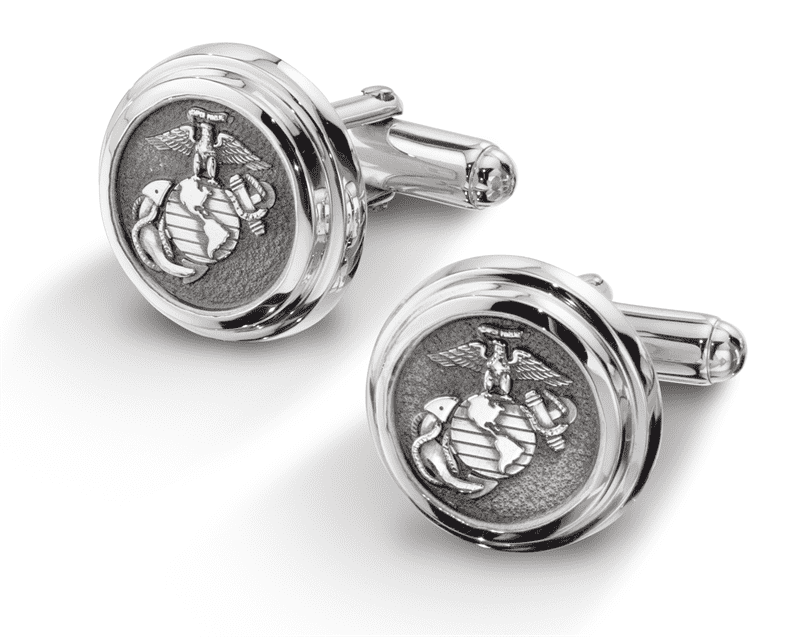  frankbeeinc - uniforms  uniforms online Marines Classic Sterling Cuff Links Sterling Silver - SchoolUniforms.com