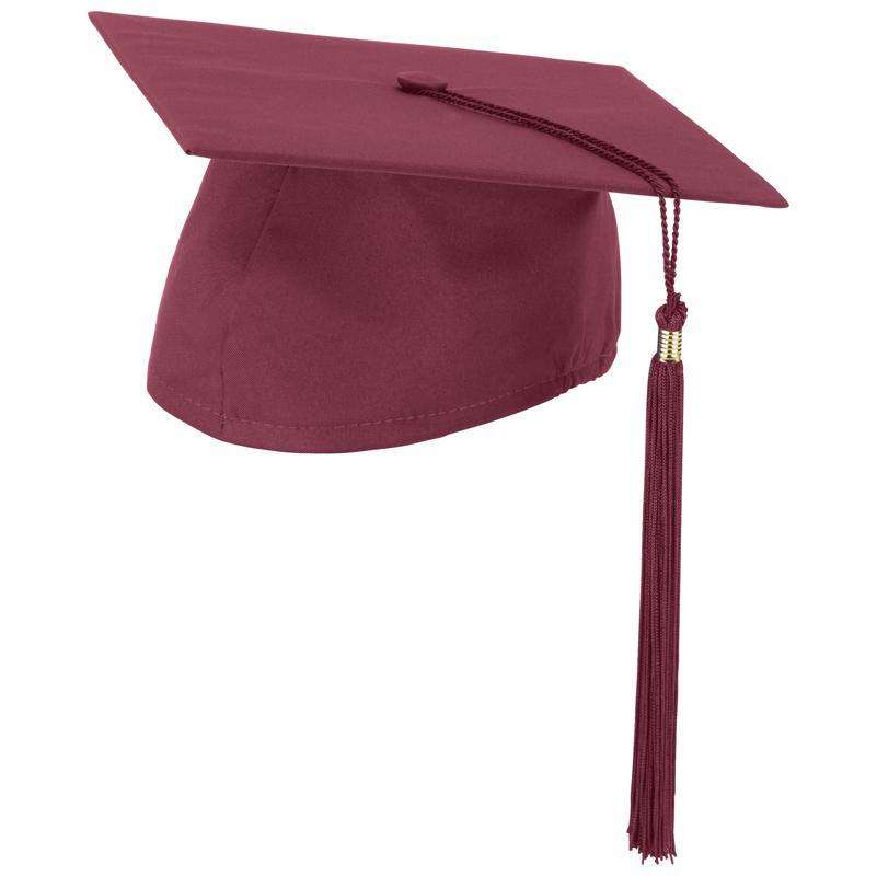  Schooluniforms.com - uniforms  uniforms online Maroon Cap and Tassel Matte Finish - SchoolUniforms.com