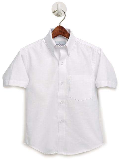 Men's Dress Shirt Oxford Short Sleeve Button Down Collar