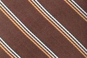  Schooluniforms.com - uniforms  uniforms online Multi Stripe Clip-On Uniform Ties 6 Per Pack 613 Brown/Tan - SchoolUniforms.com