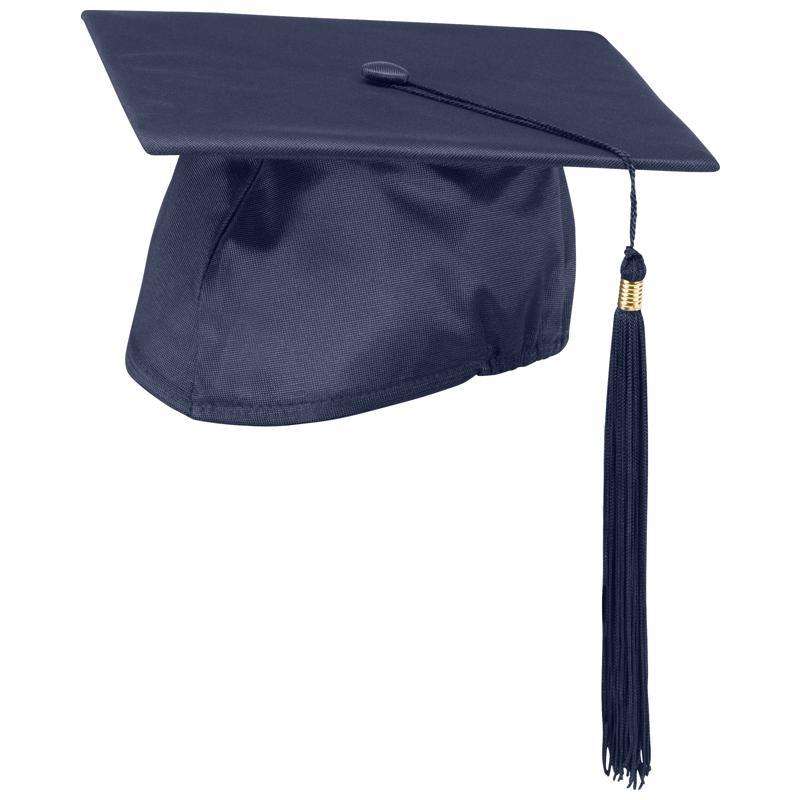  Schooluniforms.com - uniforms  uniforms online Navy Blue Cap and Tassel Shiny Satin Finish - SchoolUniforms.com