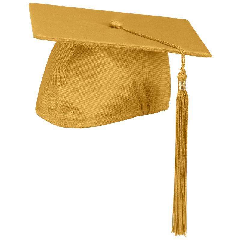  Schooluniforms.com - uniforms  uniforms online Old Gold Cap and Tassel Shiny Satin Finish - SchoolUniforms.com