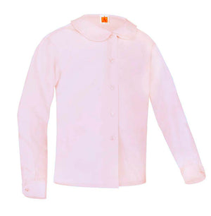 Girl's Round Collar School Uniform Blouses 4-16