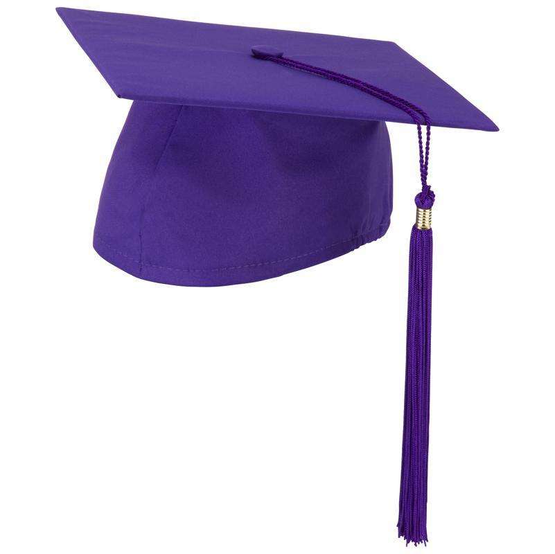  Schooluniforms.com - uniforms  uniforms online Purple Cap and Tassel Matte Finish - SchoolUniforms.com