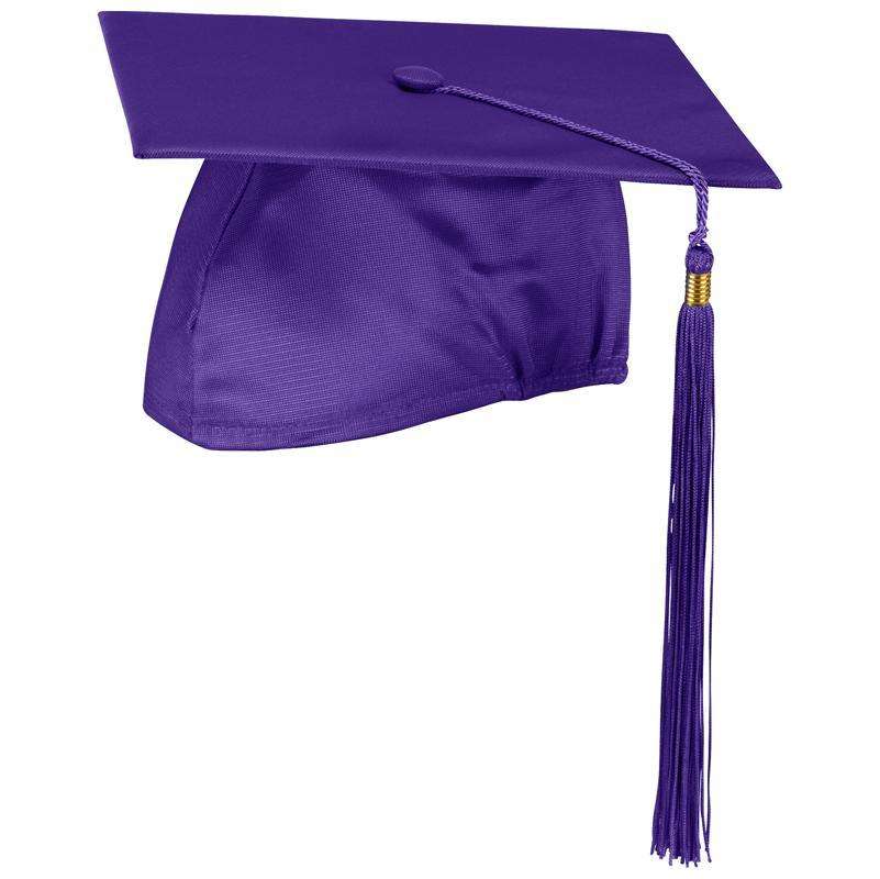  Schooluniforms.com - uniforms  uniforms online Purple Cap and Tassel Shiny Satin Finish - SchoolUniforms.com