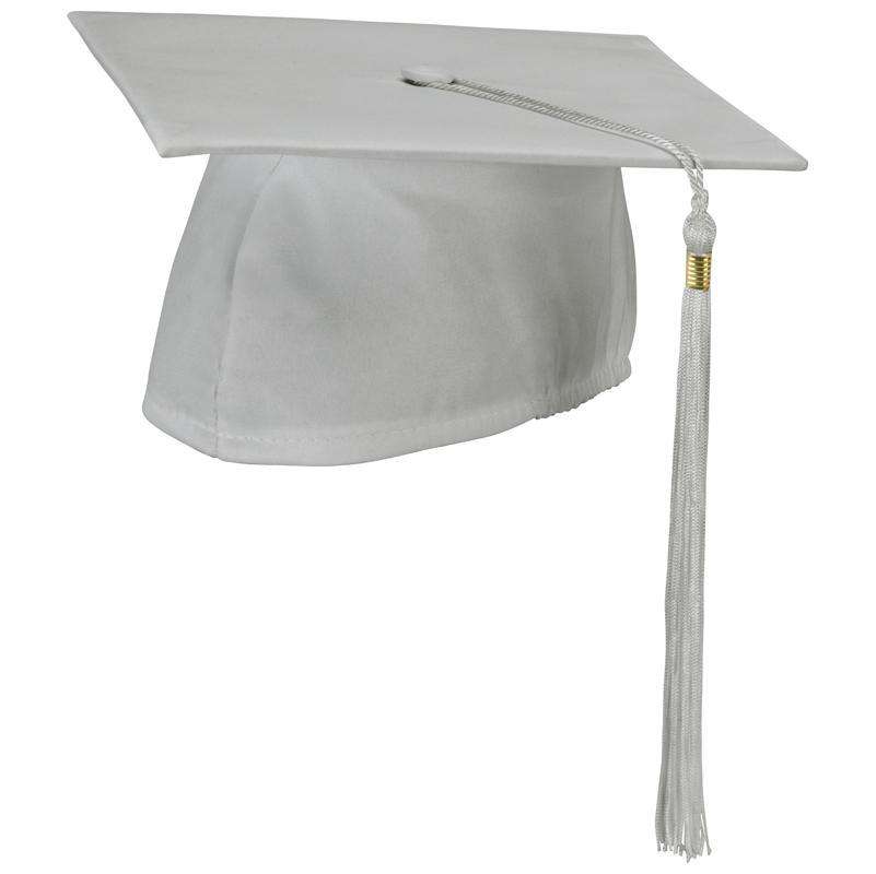  Schooluniforms.com - uniforms  uniforms online Silver Gray Cap and Tassel Matte Finish - SchoolUniforms.com