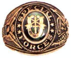  frankbeeinc - uniforms  uniforms online Special Forces Deluxe Engraved Military Ring - SchoolUniforms.com